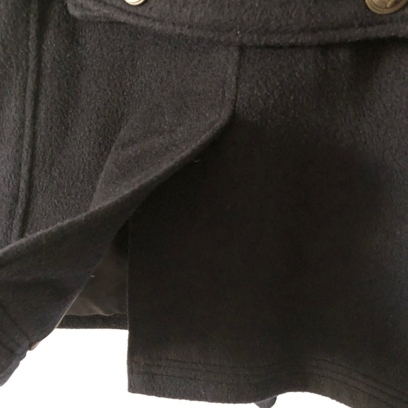 Navy wool pea coat pcoat peacoat jacket outwear - Picture 9 of 14